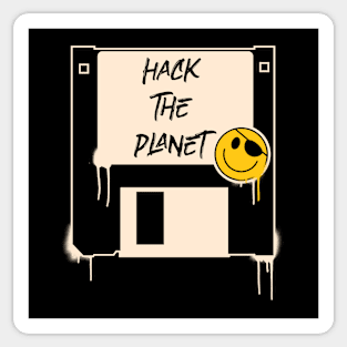 Hack The Planet Sticker